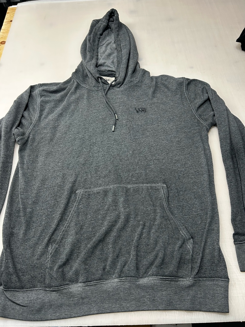 Vans Charcoal Gray Pullover Hoodie men’s xl soft and gently worn